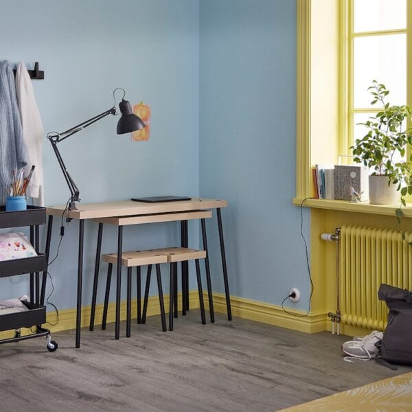 Nesting tables with stools set of 4 - Image 2